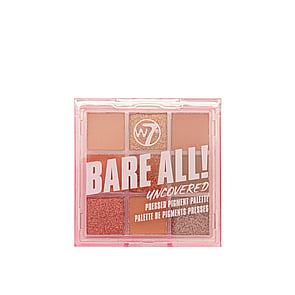W7 Makeup Bare All! Uncovered Pressed Pigment Palette 8.1g