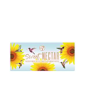 W7 Makeup Sweet Nectar Pressed Pigment Eyeshadow Palette 14g