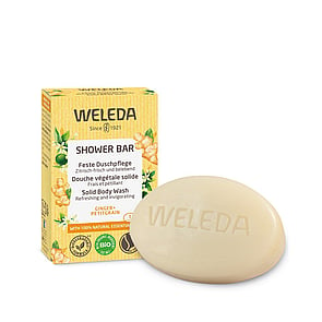 Weleda Shower Bar Ginger + Petitgrain Solid Body Wash 75g