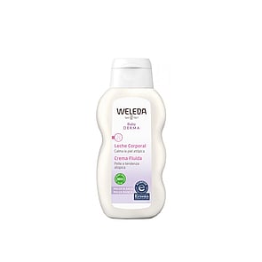 Weleda White Mallow Baby Derma Body Lotion Fragrance-Free 200ml (6.76fl oz)