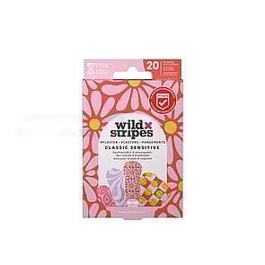 Wild Stripes Classic Sensitive Plasters Pastel Fun x20