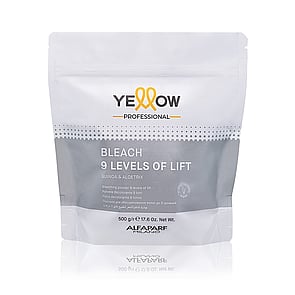 Yellow Professional Bleach 9 Levels Of Lift Bleaching Powder 500g