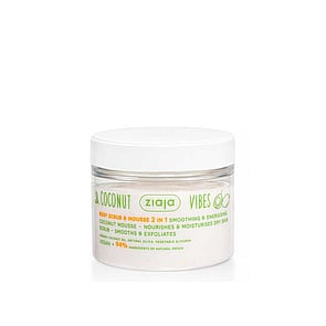 Ziaja Coconut Vibes 2-in-1 Body Scrub & Mousse 270ml