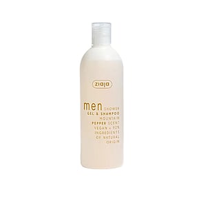 Ziaja Men Shower Gel & Shampoo Mountain Pepper 400ml