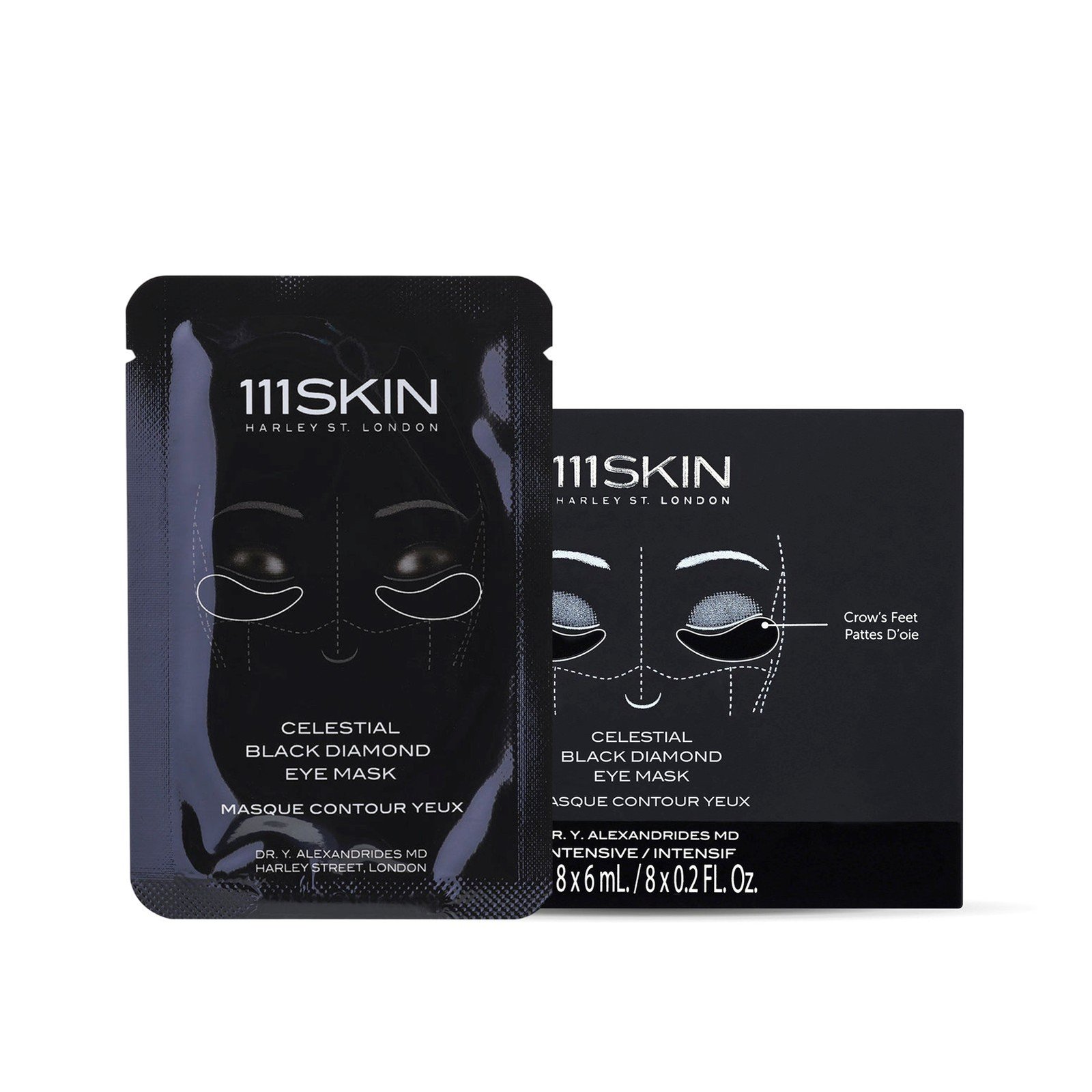 111SKIN Celestial Black Diamond Eye Mask 6ml x8