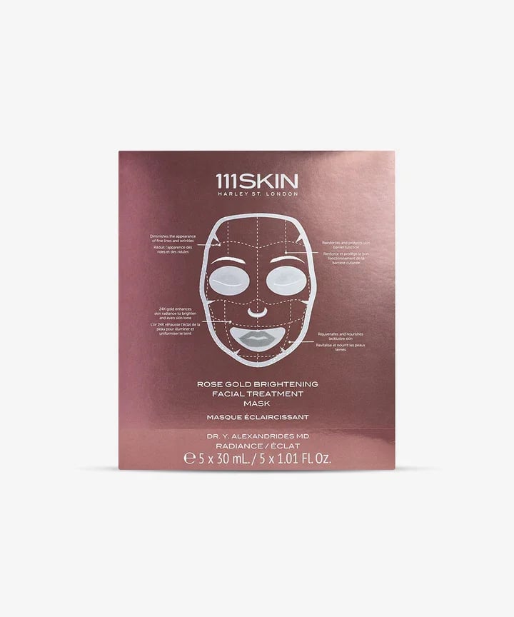 111SKIN Rose Gold Brightening Facial Treatment Mask 5x30ml