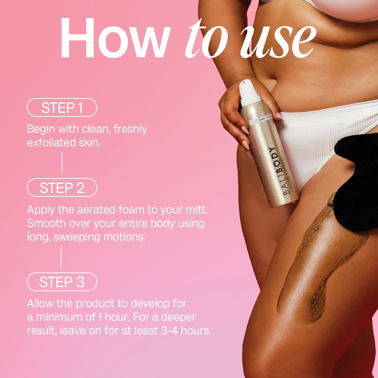 Bali Body 1 Hour Express Tan Dark 225ml