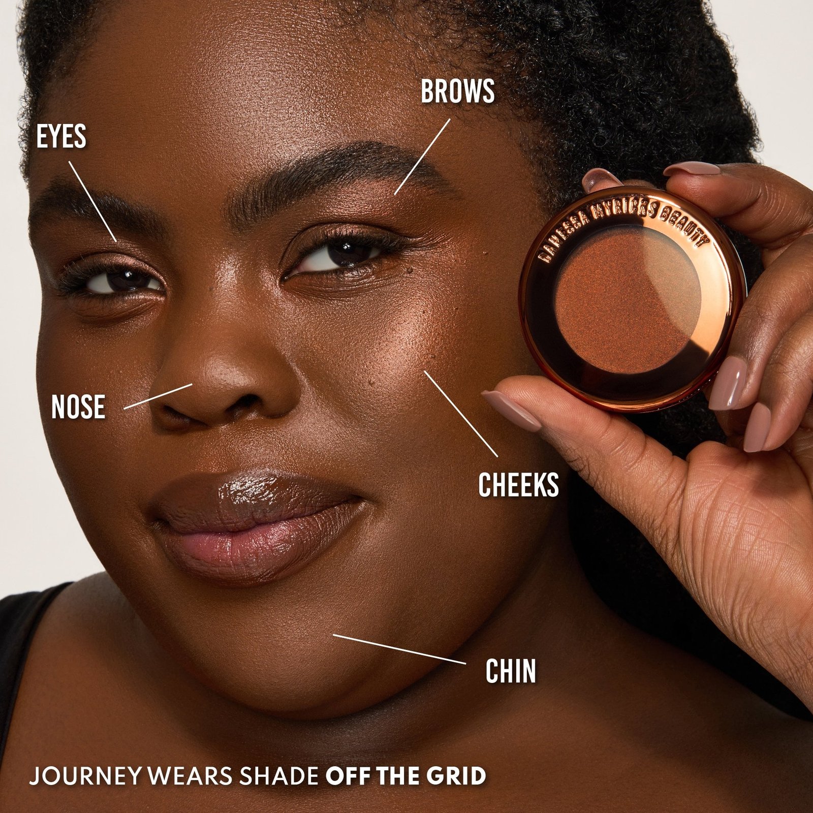 Danessa Myricks Beauty Yummy Skin Lowlighter Blurring Balm Powder Off The Grid 6g