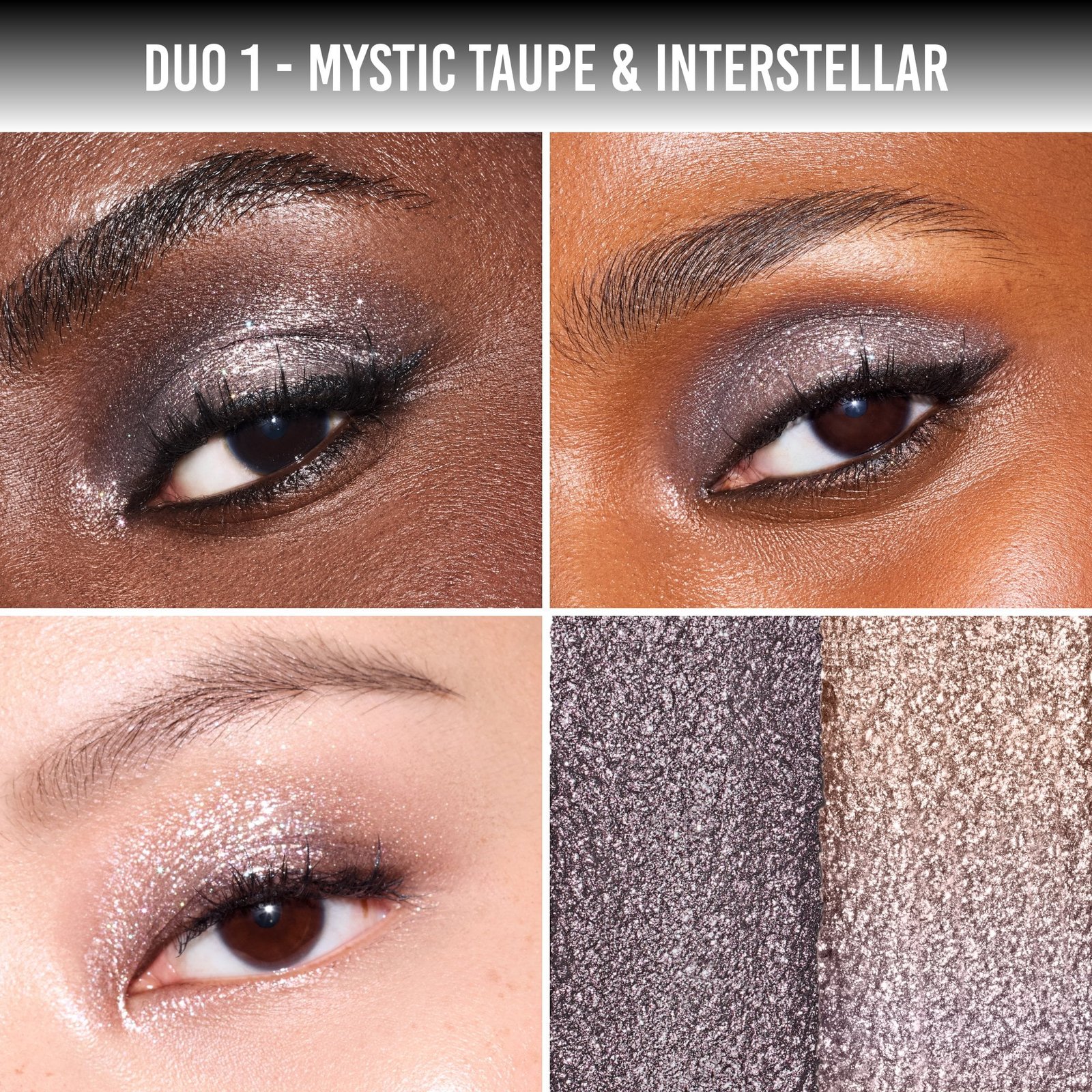 Danessa Myricks Beauty Colorfix Stix Multi-Use Pigment Stick Duo 1 Interstellar/Mystic Taupe