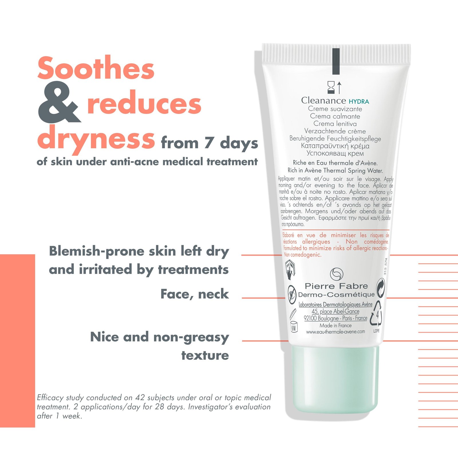 Avène Cleanance Hydra Soothing Cream 40ml (1.35floz)