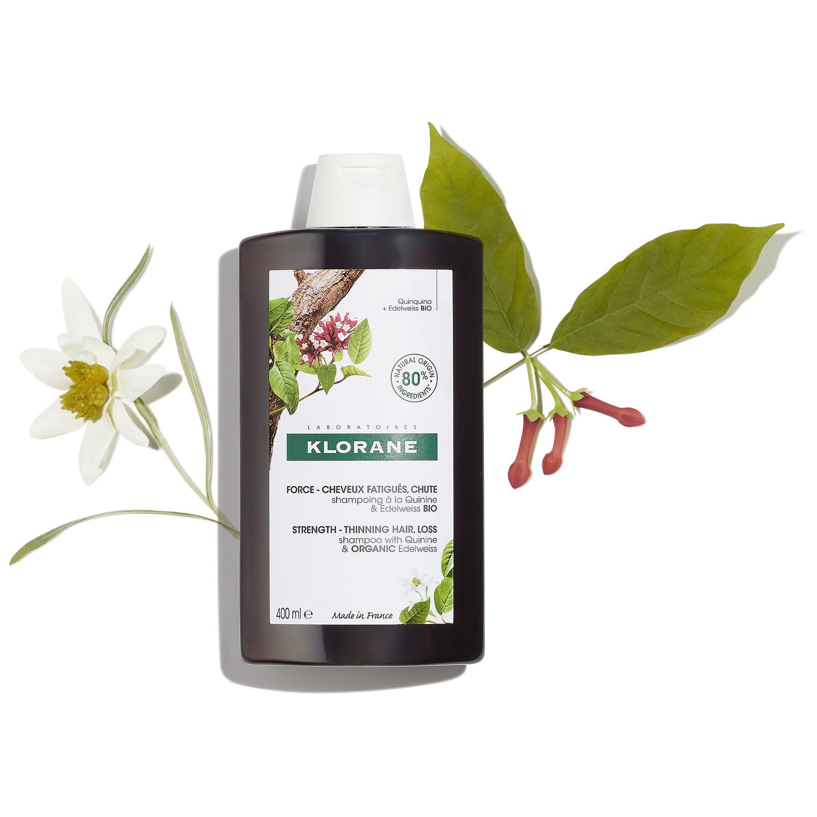Klorane Strengthening Shampoo for Hair Loss & Thinning 400ml (13.53floz)
