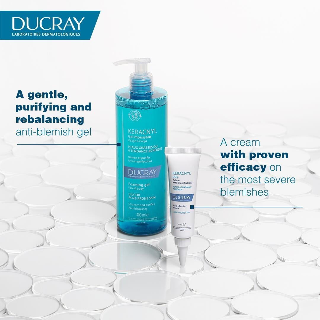Ducray Keracnyl PP+ Anti-Blemish Cream 30ml (1.01floz)