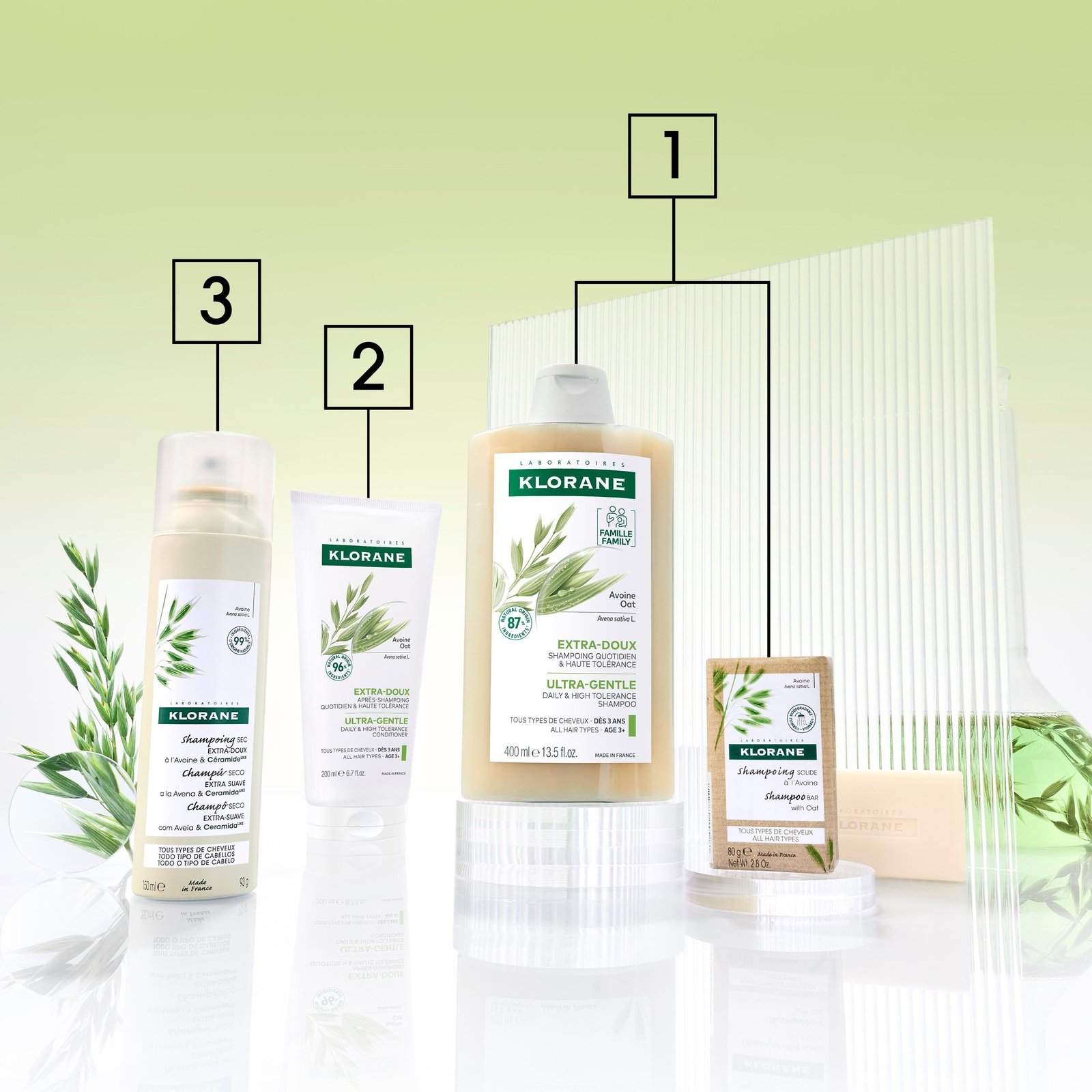 Klorane Ultra-Gentle Shampoo with Oat Milk 400ml