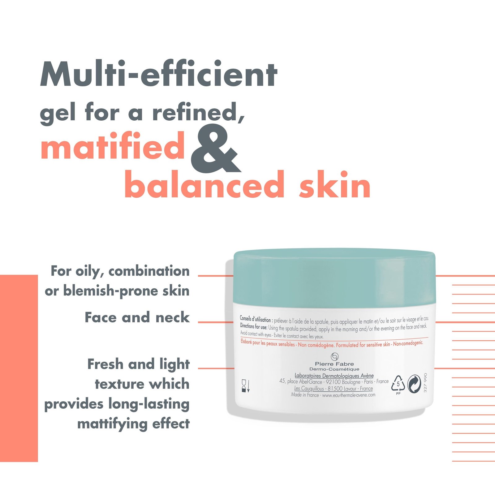 Avène Cleanance Mattifying Aqua-Gel 50ml
