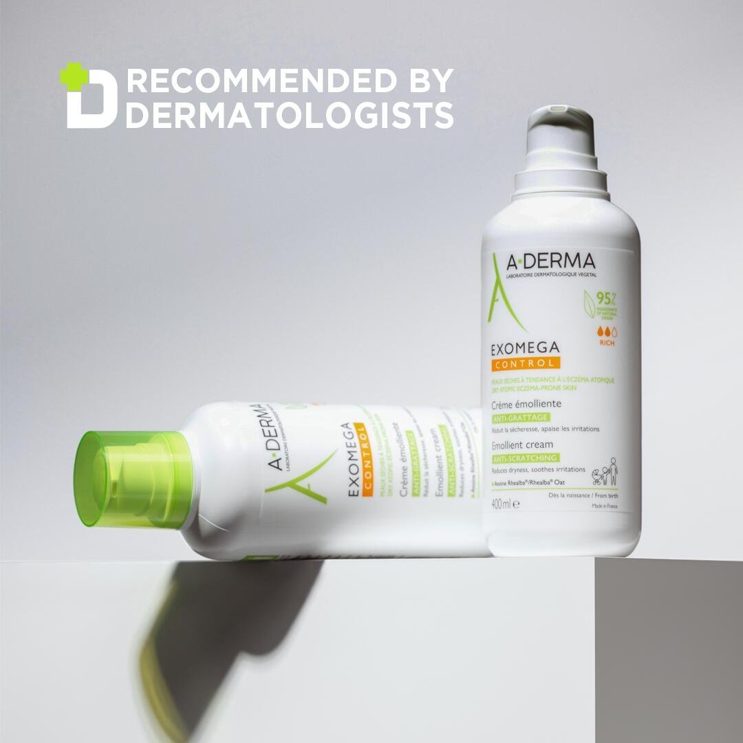 A-Derma Exomega Control Emollient Cream 400ml