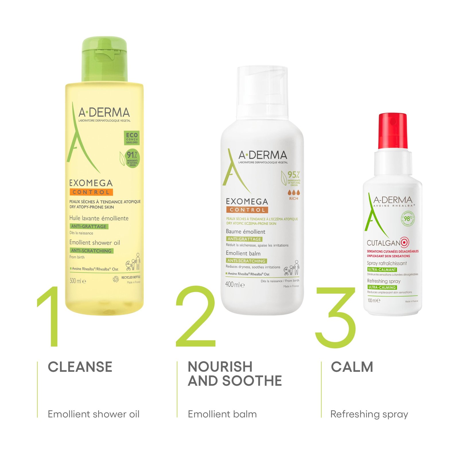 A-Derma Exomega Control Emollient Balm 400ml