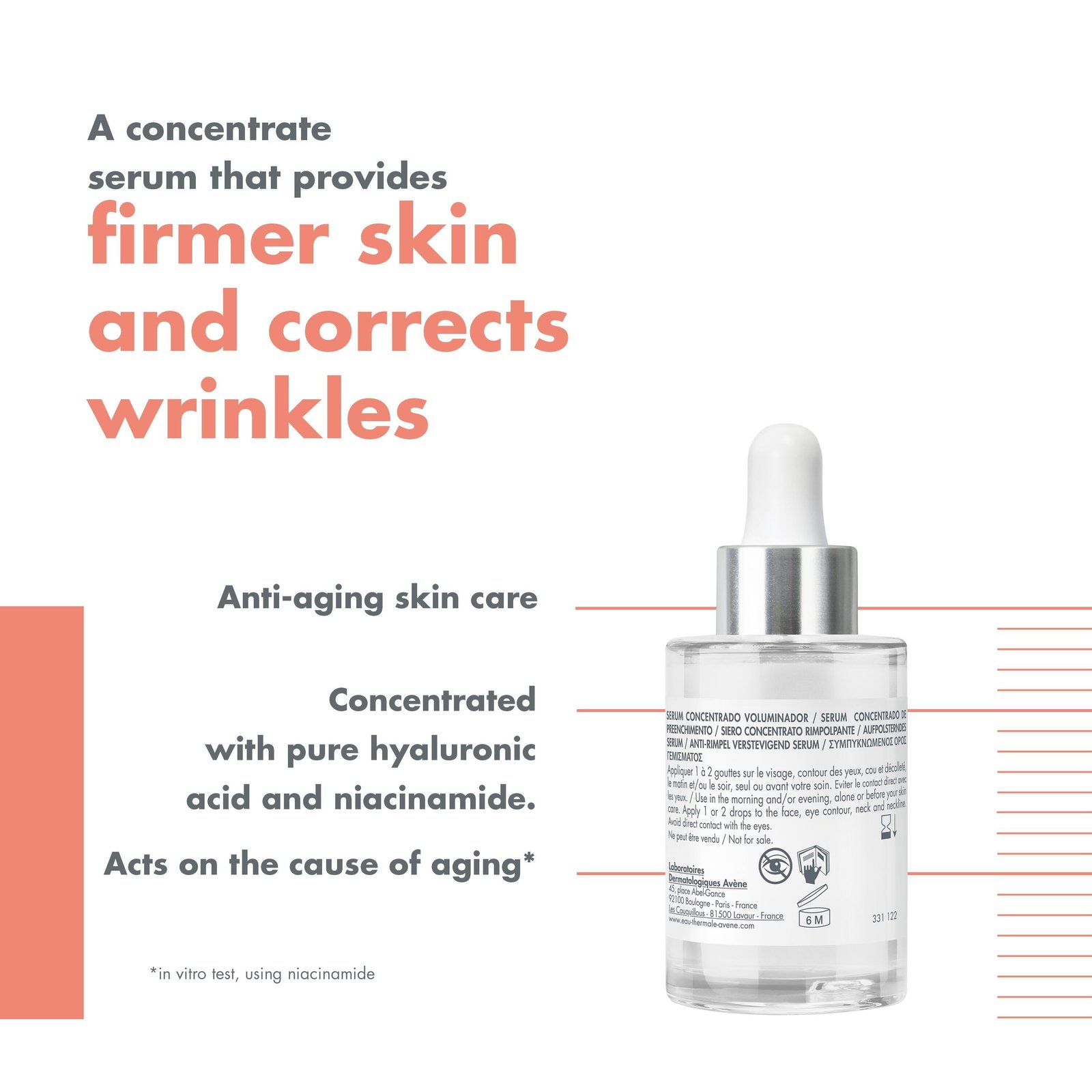 Avène Hyaluron Activ B3 Concentrated Plumping Serum 30ml