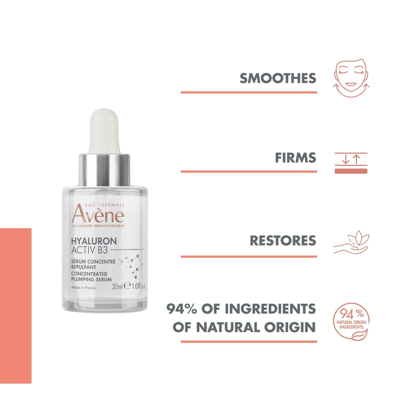 Avène Hyaluron Activ B3 Concentrated Plumping Serum 30ml