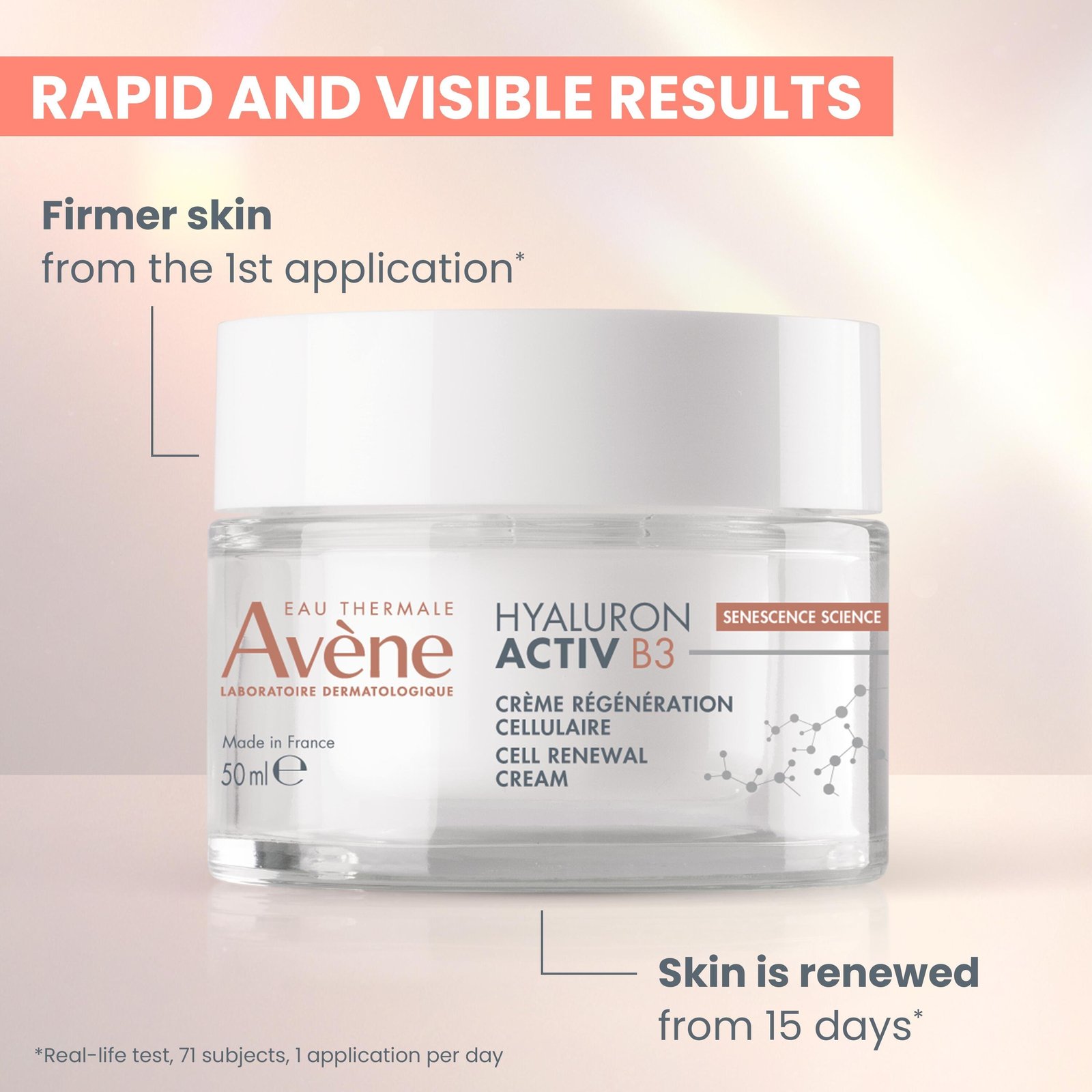 Avène Hyaluron Activ B3 Cell Renewal Cream 50ml