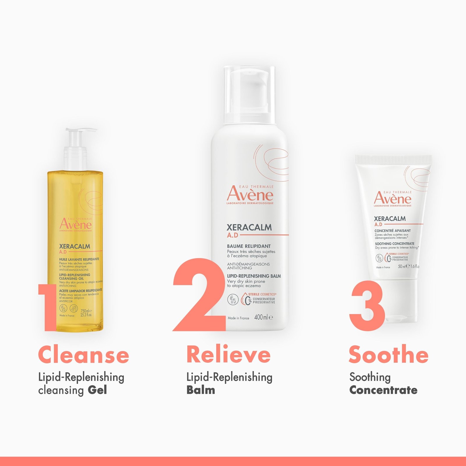 Avène XeraCalm A.D Lipid-Replenishing Balm 400ml