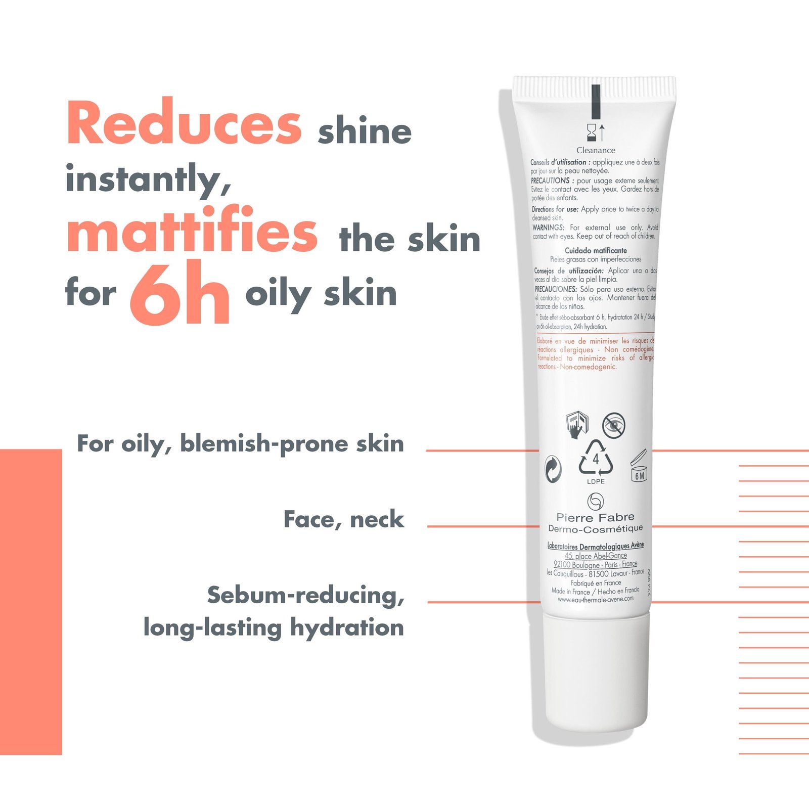 Avène Cleanance Mattifying Care Emulsion 40ml (1.35floz)