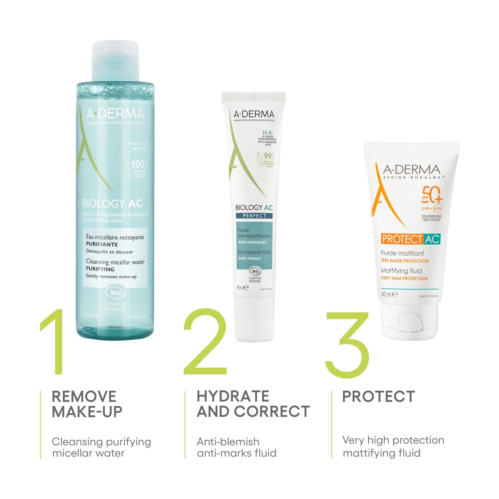 A-Derma Biology AC Perfect Anti-Blemish Fluid 40ml