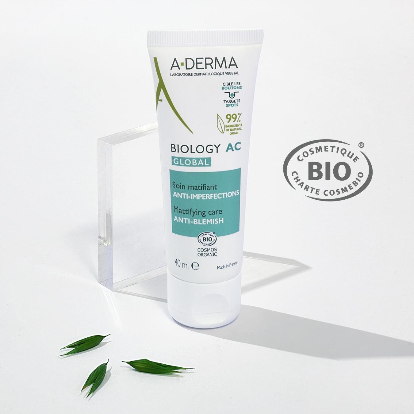 A-Derma Biology AC Global Anti-Blemish Mattifying Care 40ml