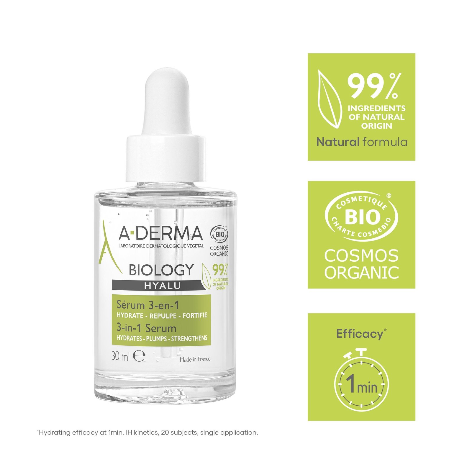 A-Derma Biology Hyalu 3-In-1 Serum 30ml