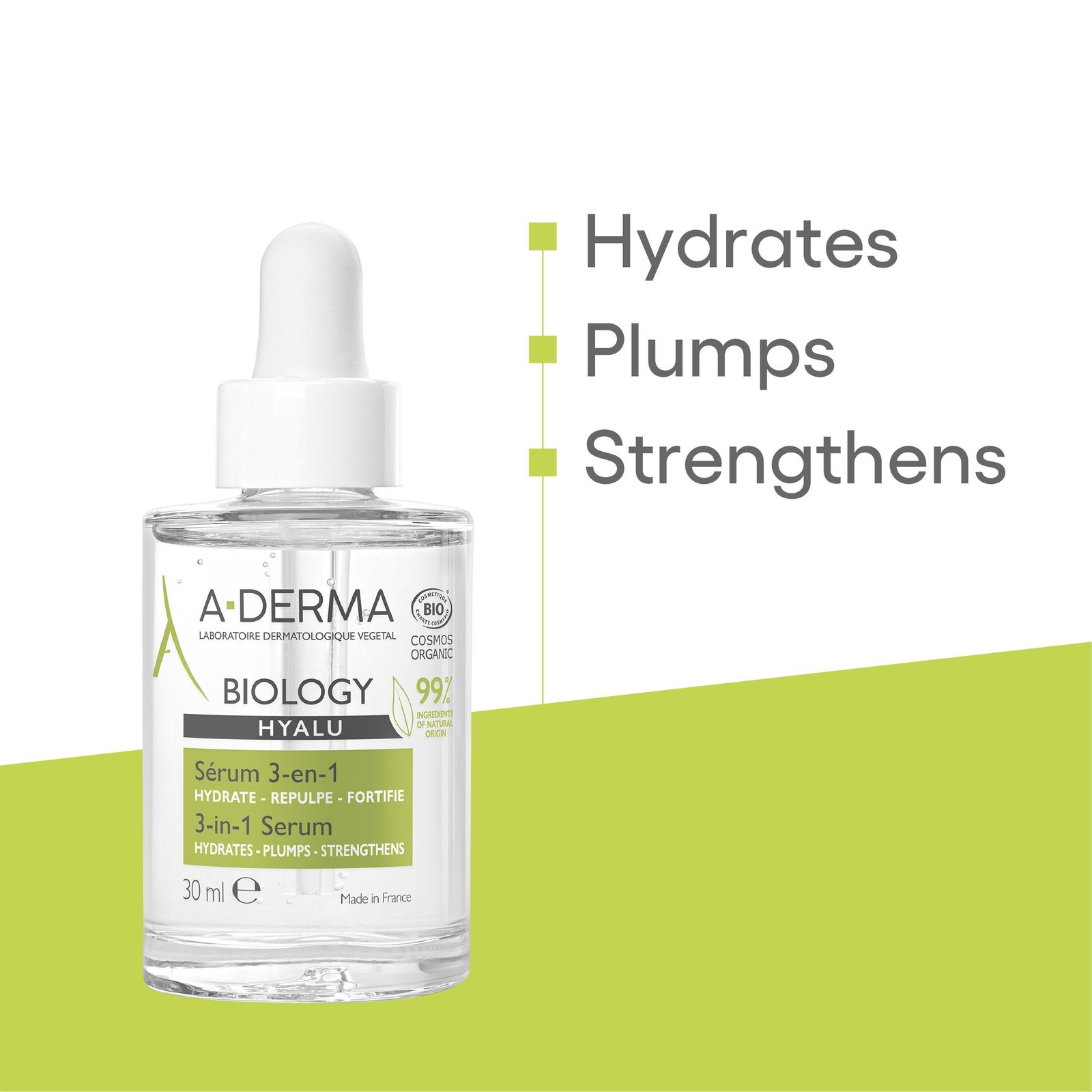A-Derma Biology Hyalu 3-In-1 Serum 30ml