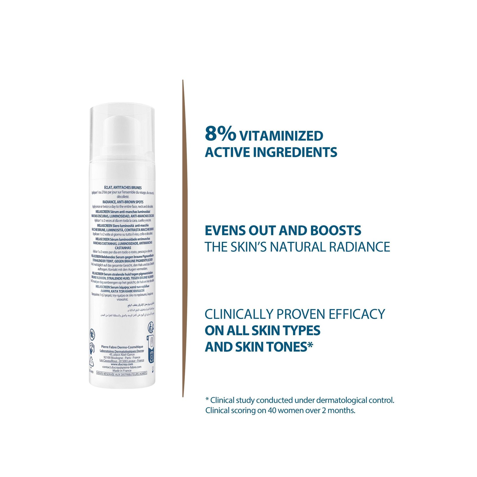 Ducray Melascreen Anti-Spots Radiance Serum 40ml