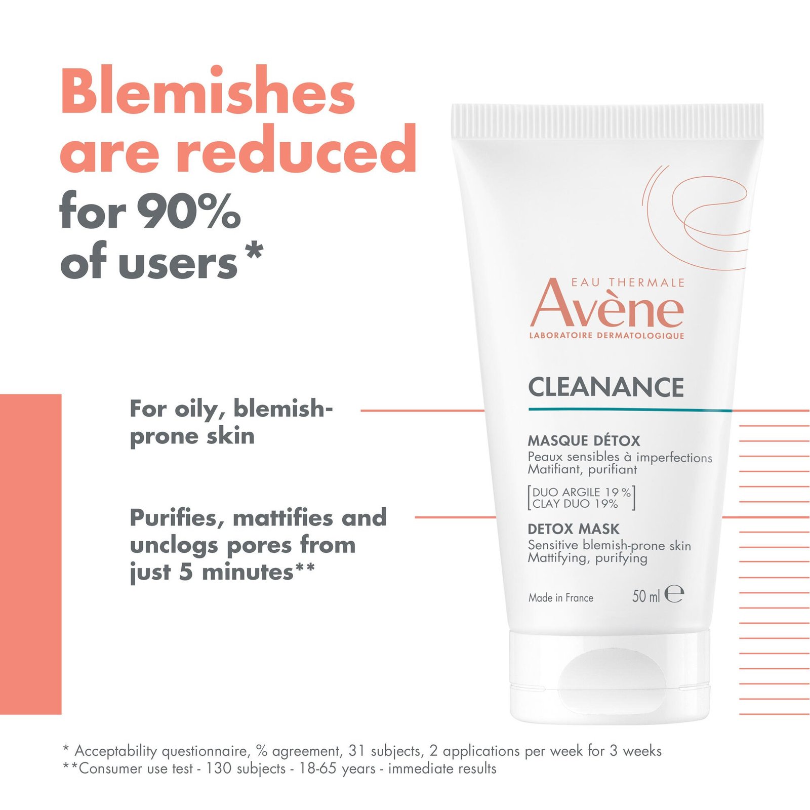 Avène Cleanance Detox Mask 50ml