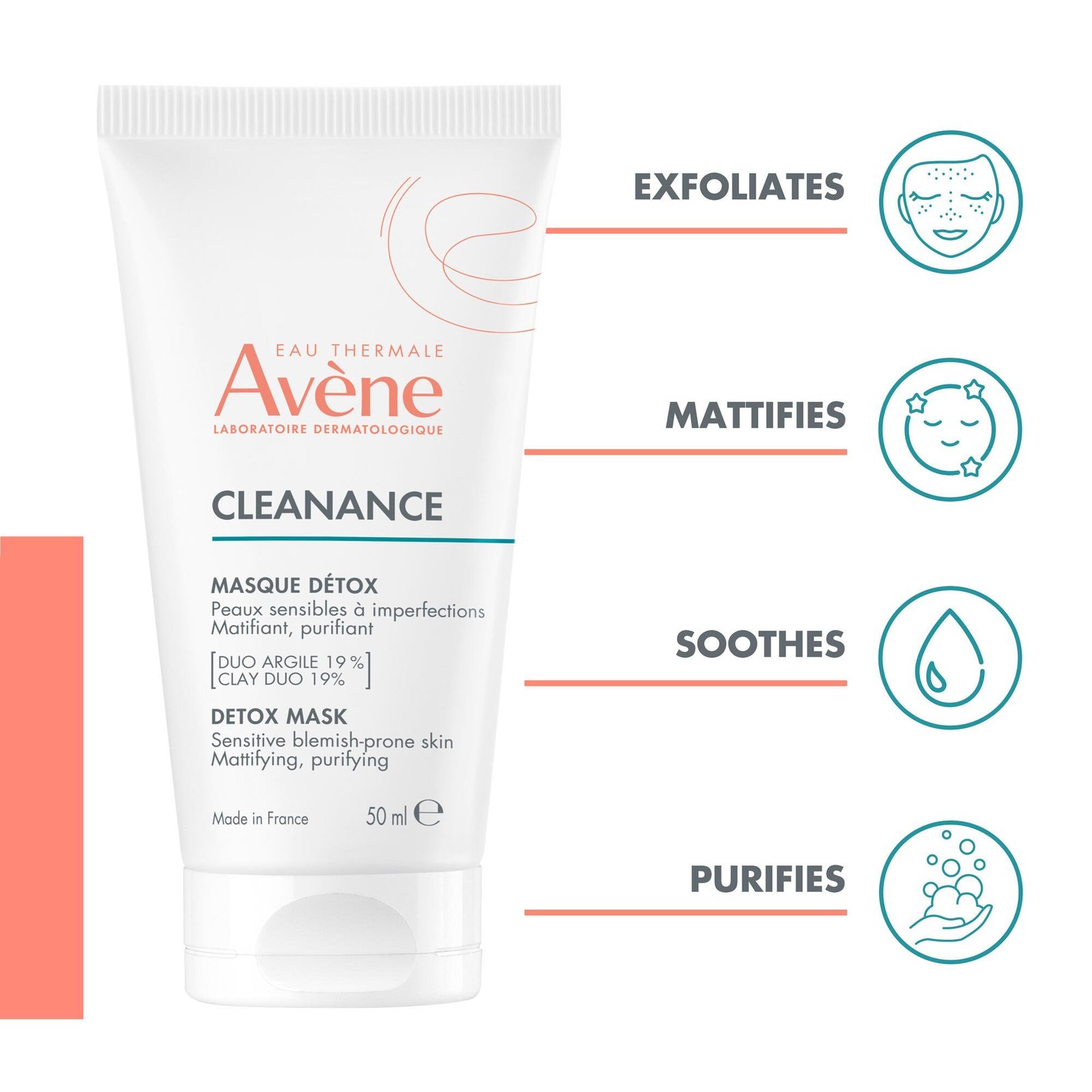 Avène Cleanance Detox Mask 50ml