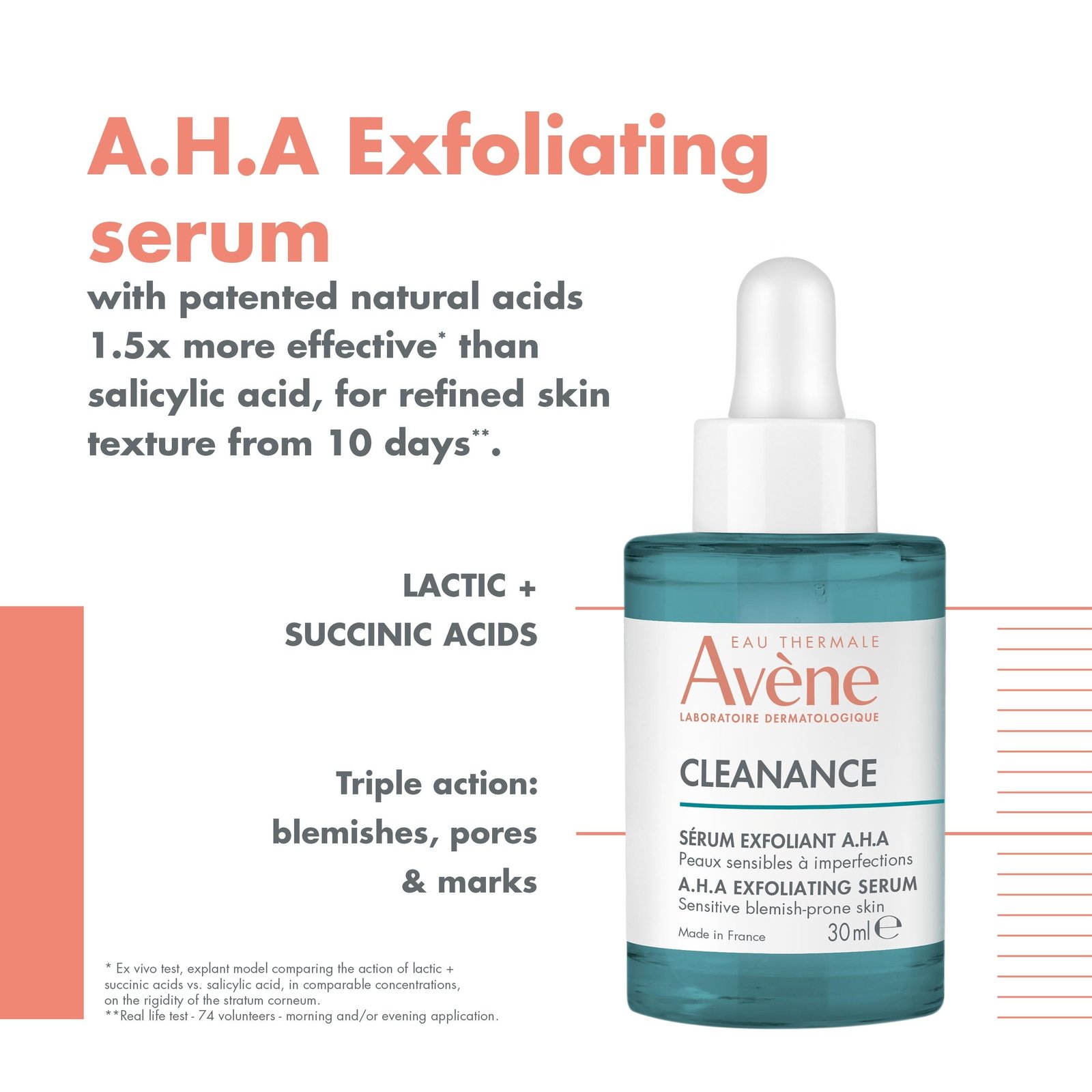 Avène Cleanance AHA Exfoliating Serum 30ml