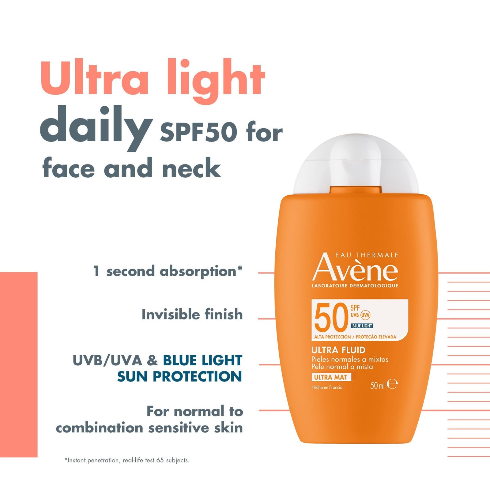 Avène Sun Ultra-Mat Fluid SPF50 50ml