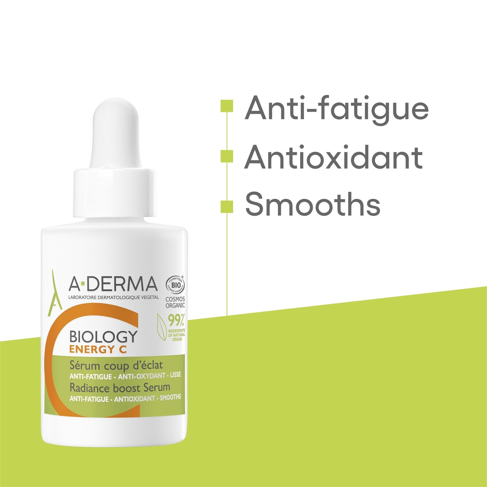 A-Derma Biology Energy C Sérum luminosidade 30ml