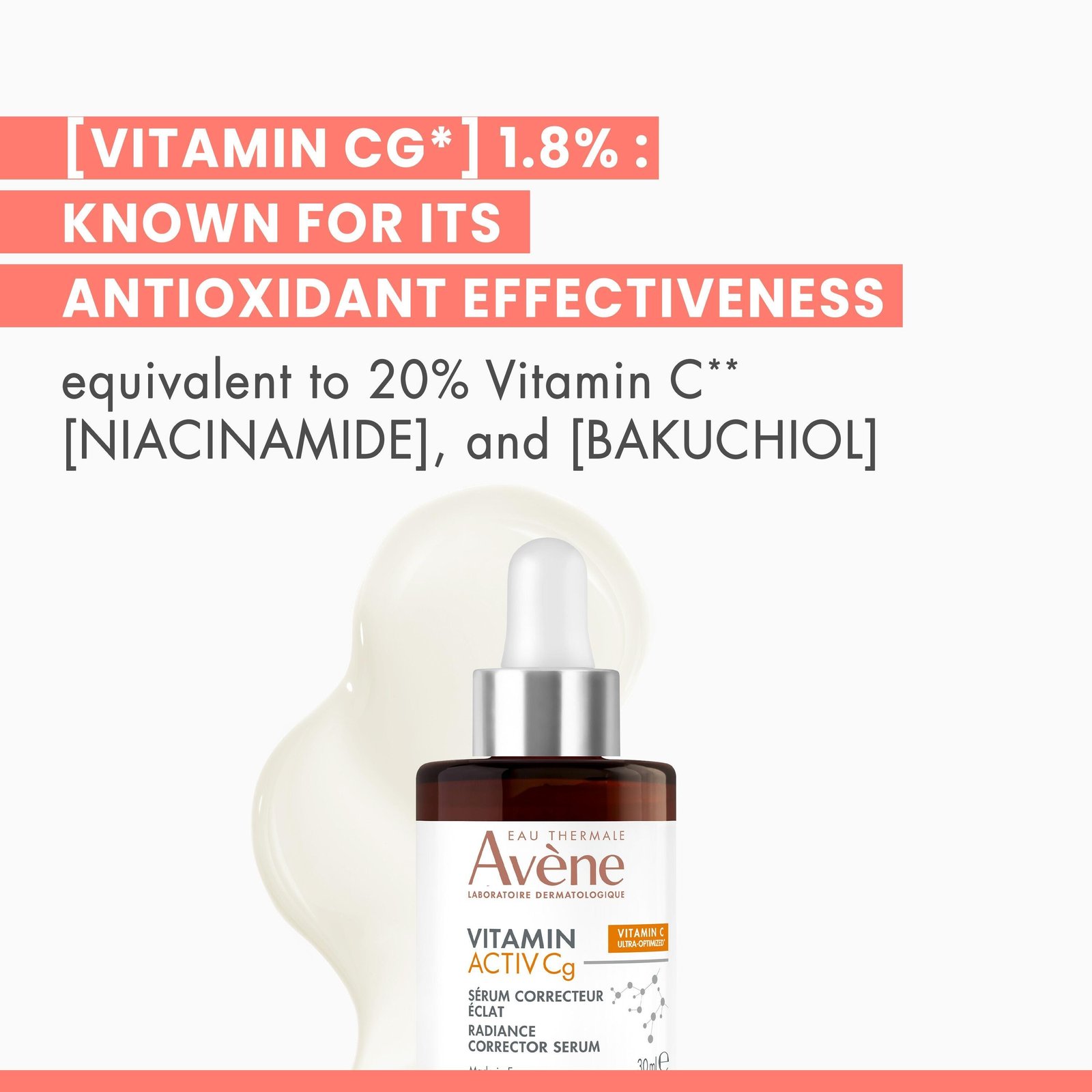 Avène Vitamin Activ Cg Radiance Correcting Serum 30ml
