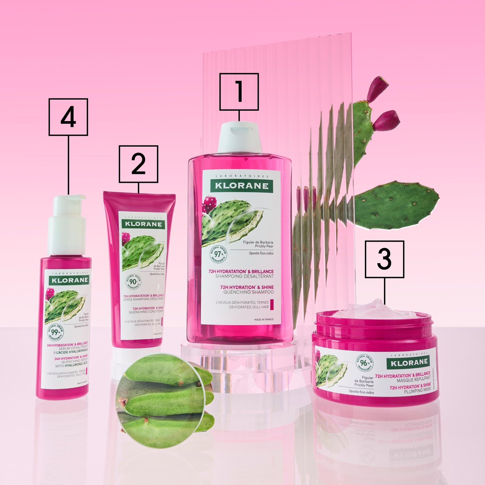 Klorane 72h Hydration & Shine Plumping Mask Prickly Pear 250ml