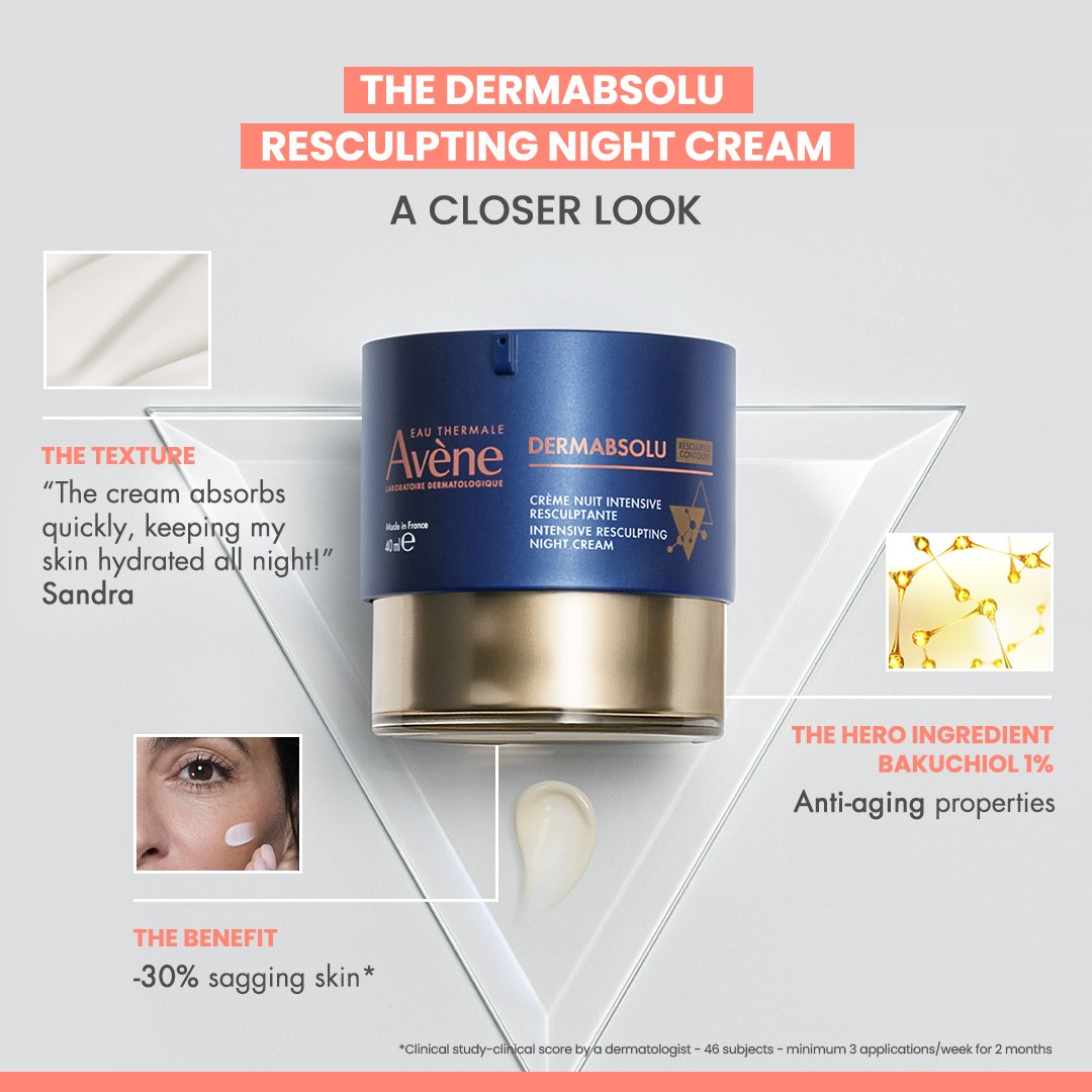 Avène Dermabsolu Intensive Resculpting Night Cream 40ml
