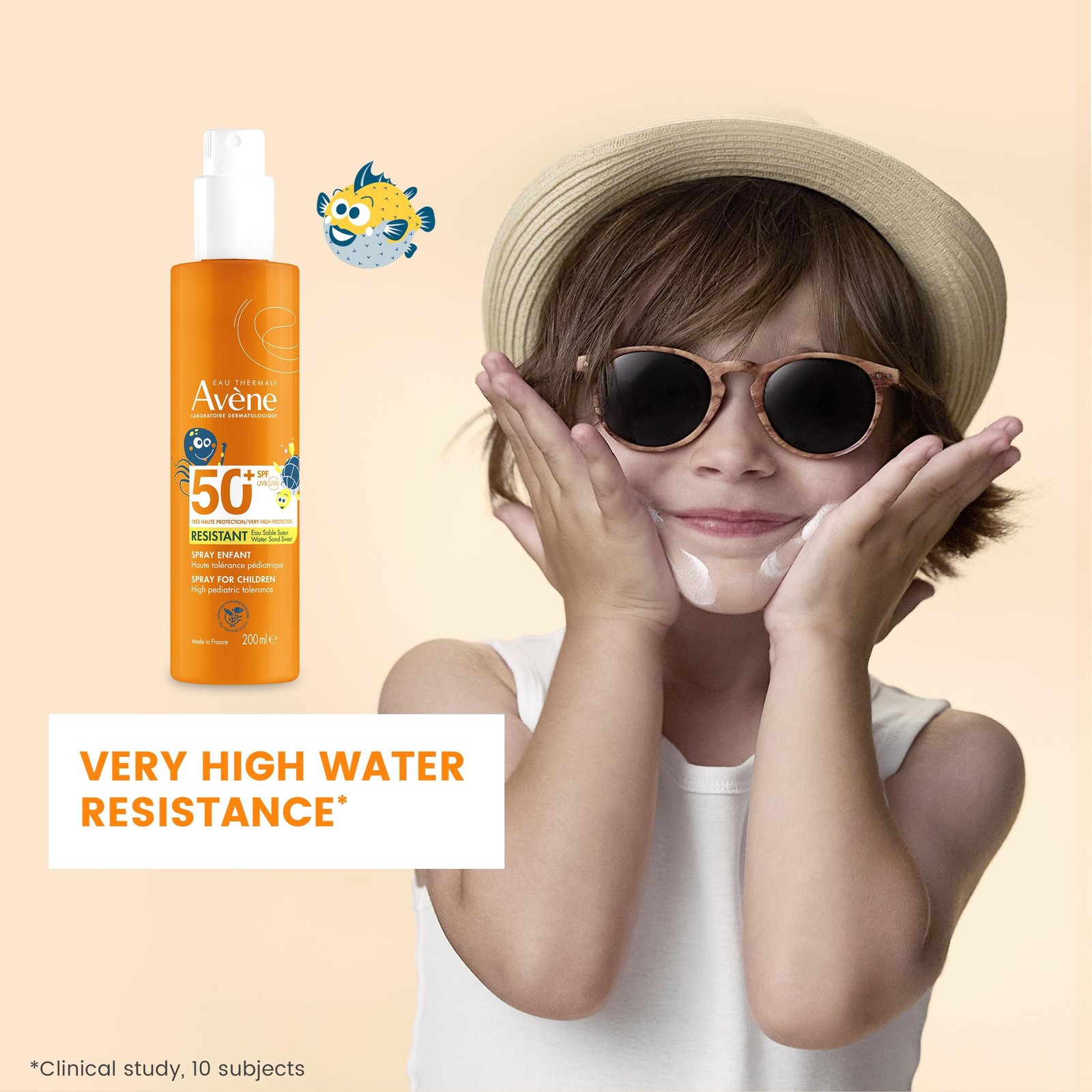 Avène Sun Very High Protection Resistant Spray for Children SPF50+ 200ml