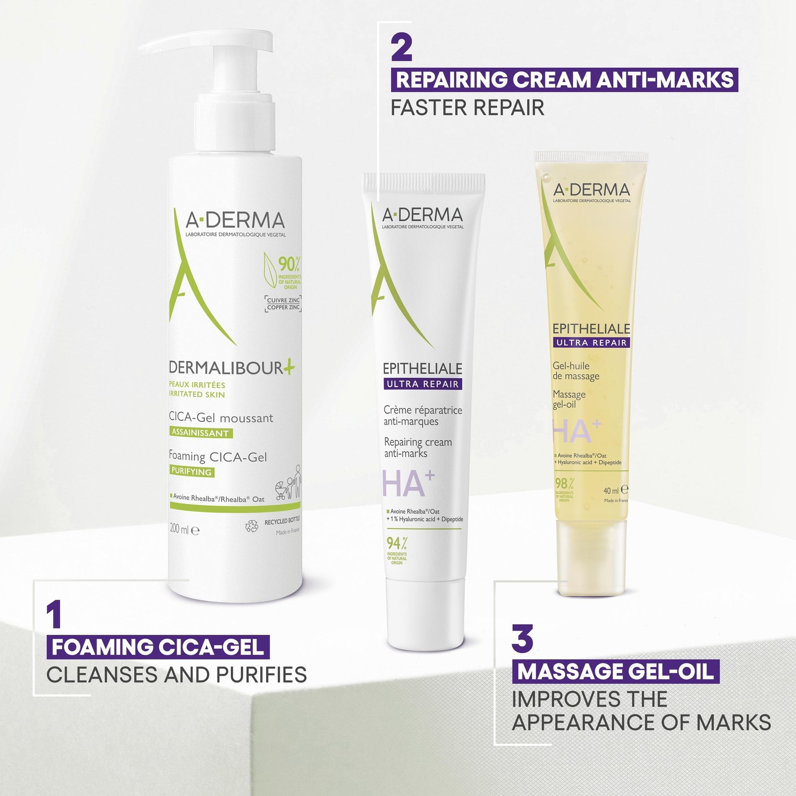 A-Derma Epitheliale Ultra Repair HA+ Anti-Marks Repairing Cream 100ml