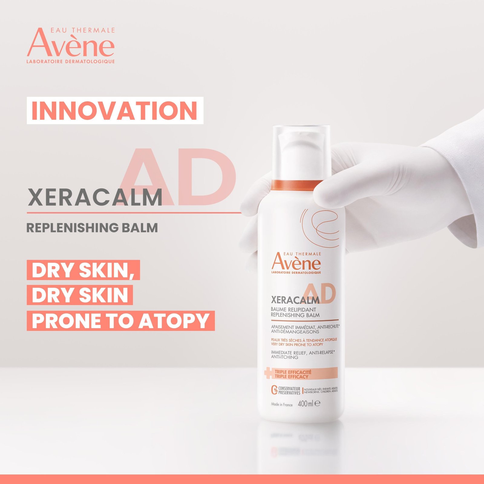 Avène XeraCalm A.D Replenishing Balm 400ml