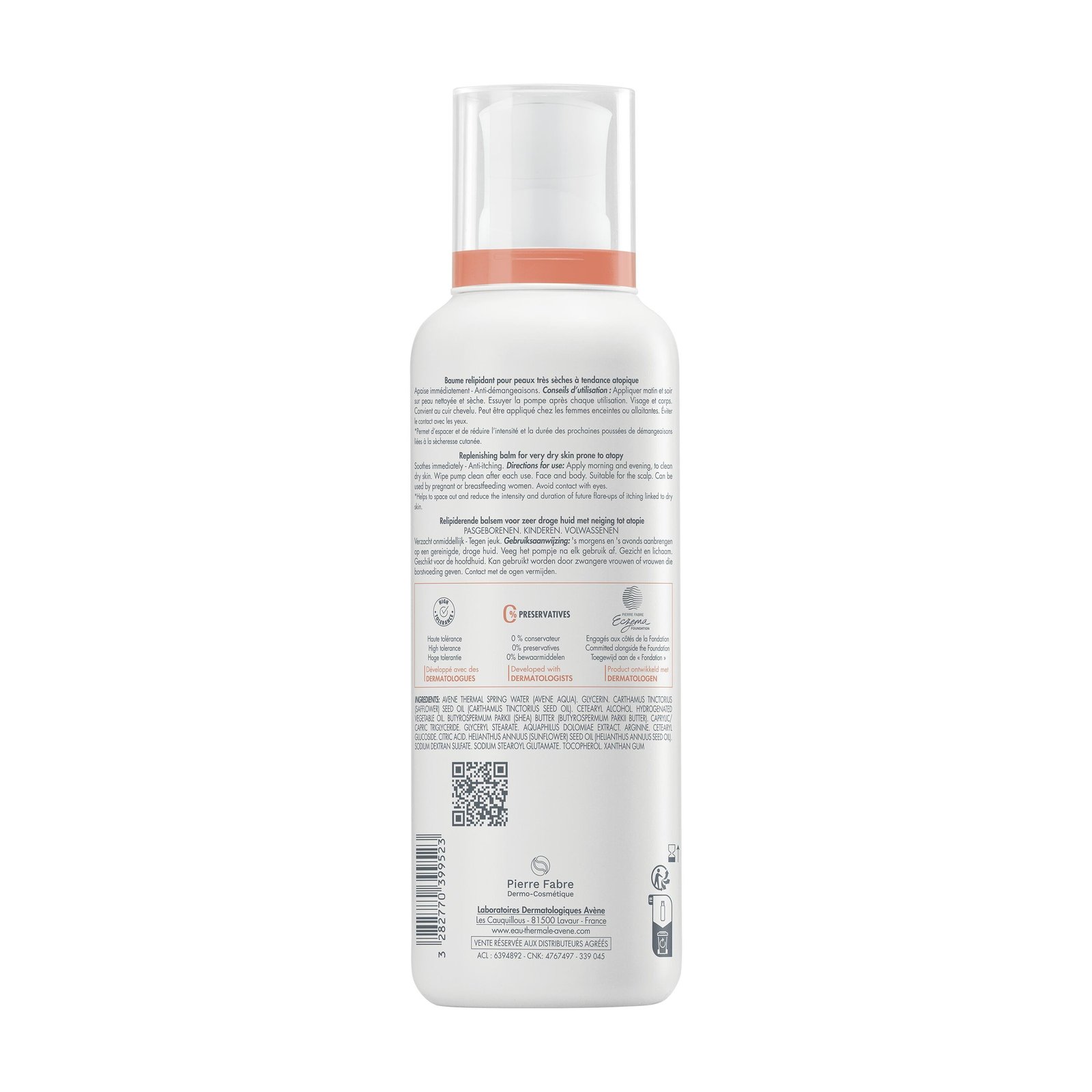 Avène XeraCalm A.D Replenishing Balm 400ml