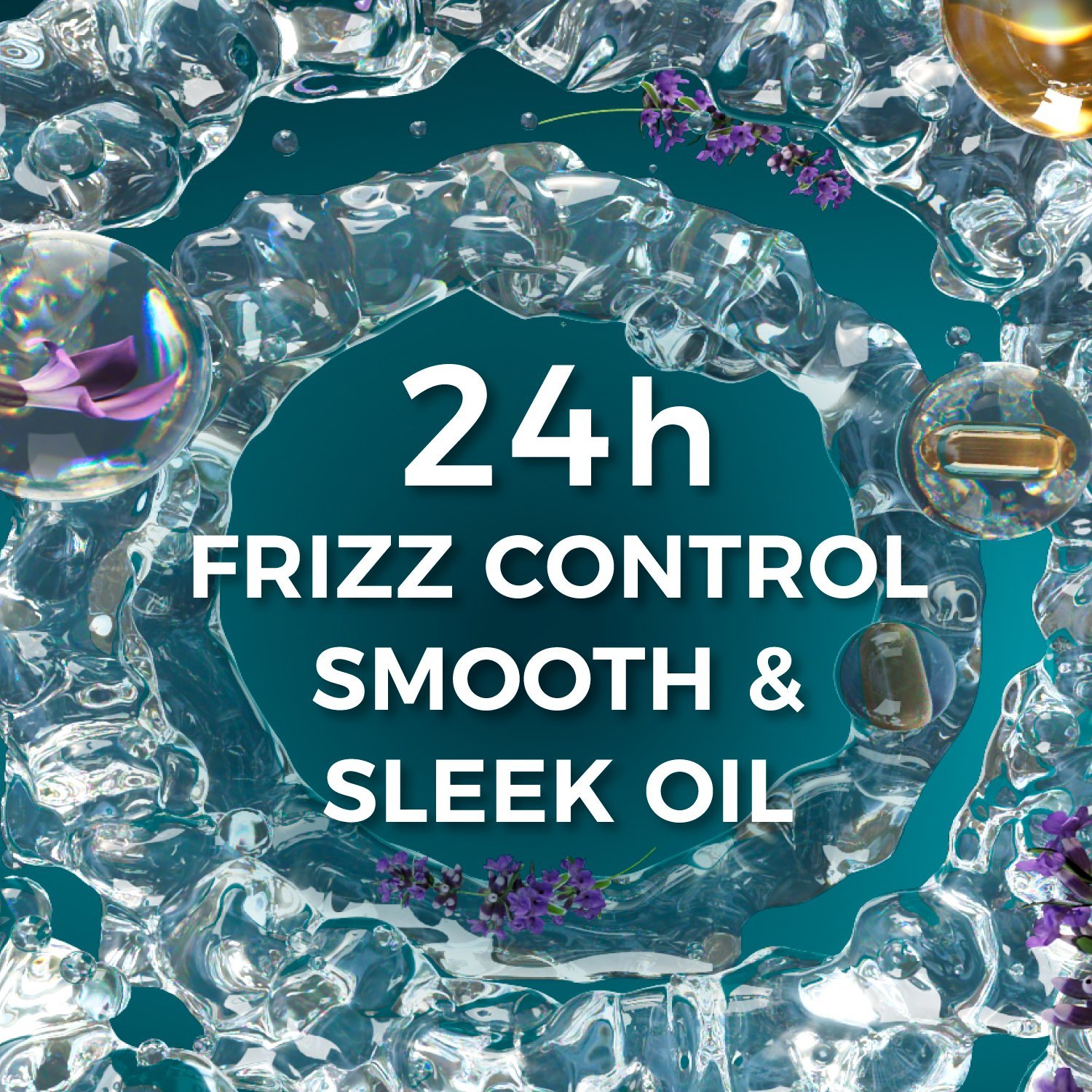 OGX Rescue Fusions 24h Frizz Control Smooth & Sleek Oil 50ml