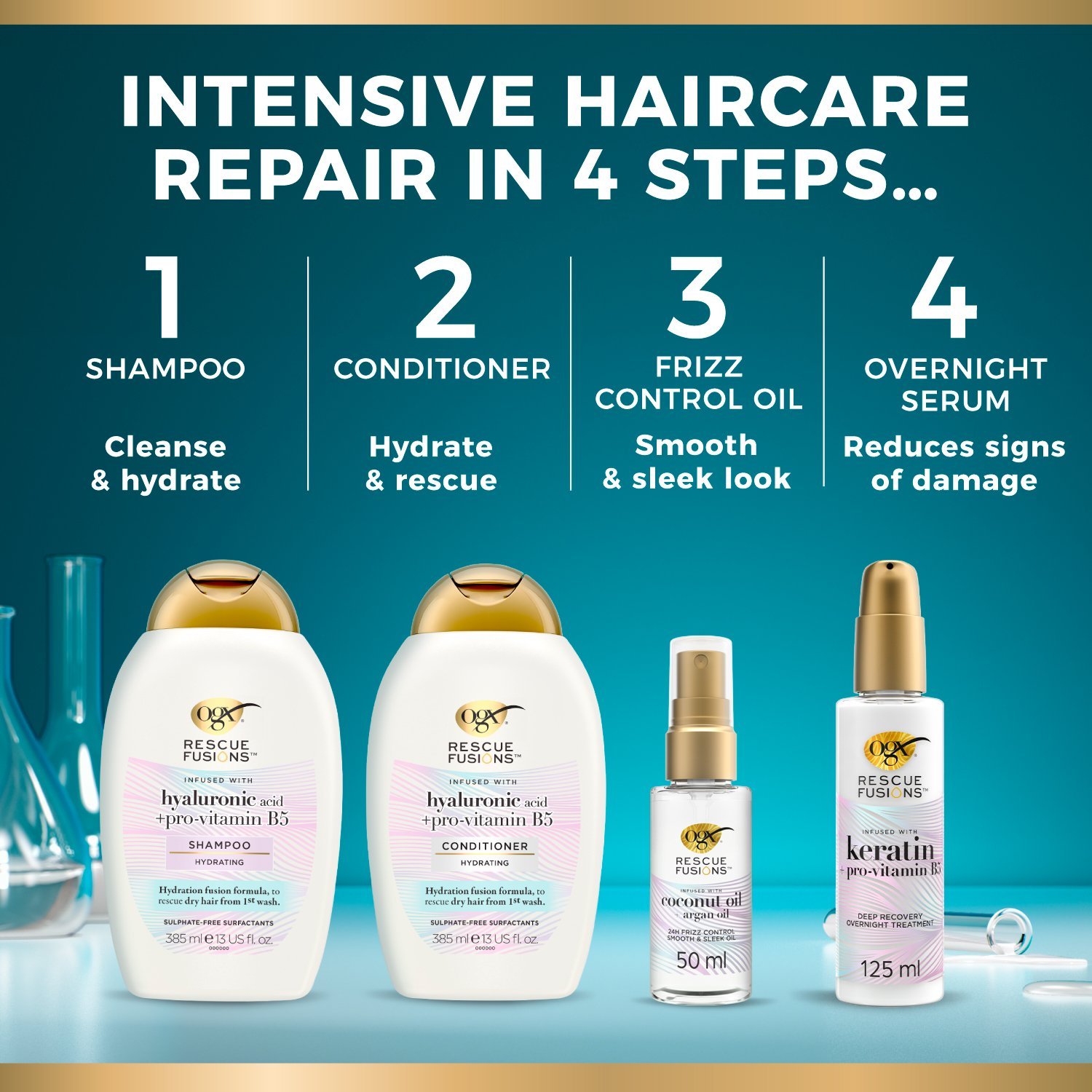 OGX Rescue Fusions Deep Recovery Overnight Treatment