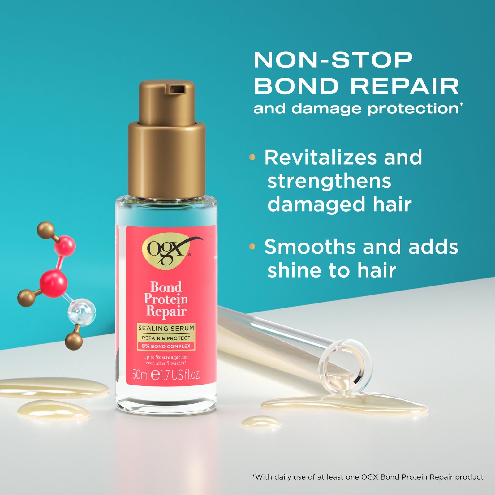 OGX Bond Protein Repair Sealing Serum 50ml