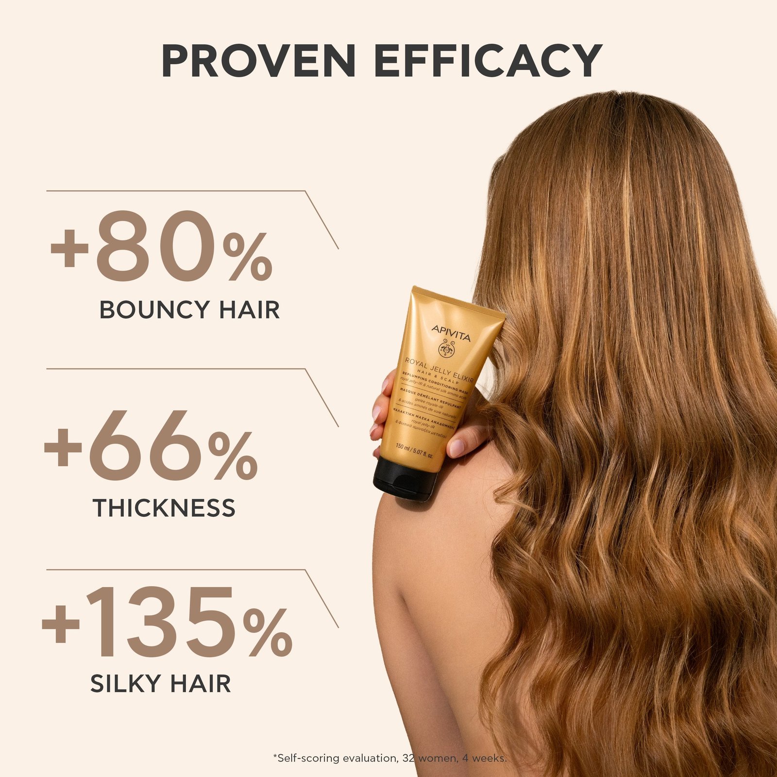 APIVITA Royal Jelly Elixir Replumping Conditioning Mask 150ml