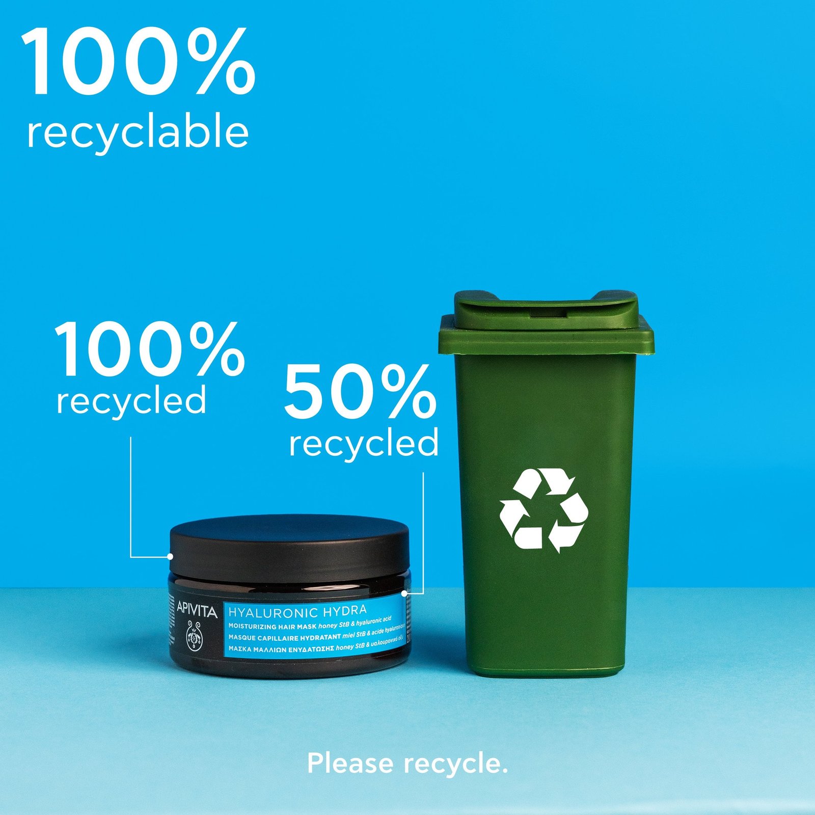 APIVITA Hyaluronic Hydra Moisturizing Hair Mask 200ml