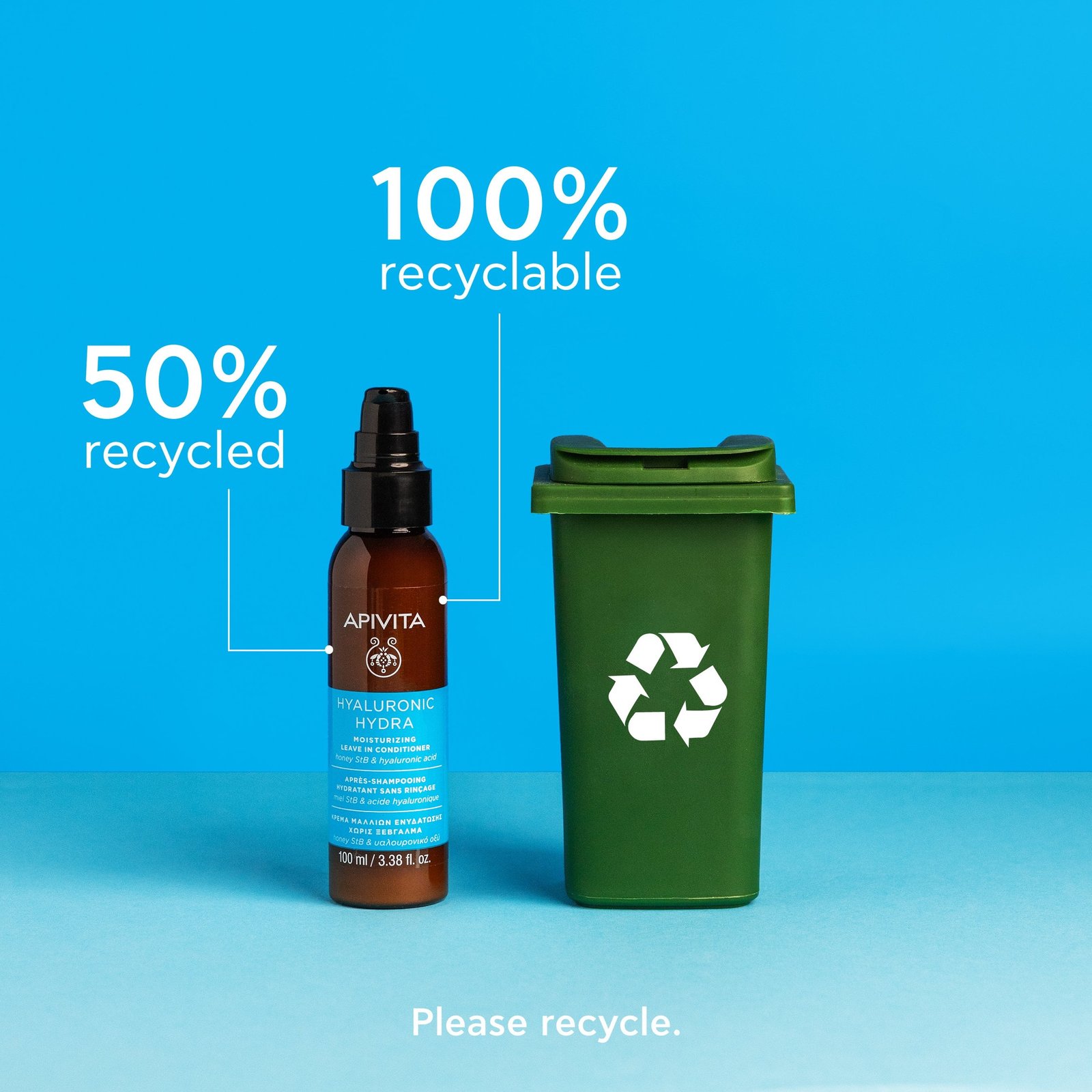 APIVITA Hyaluronic Hydra Moisturizing Leave-In Conditioner 100ml