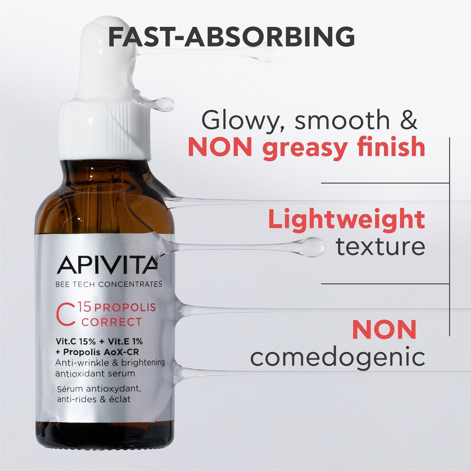 APIVITA C15 Propolis Correct Serum 30ml
