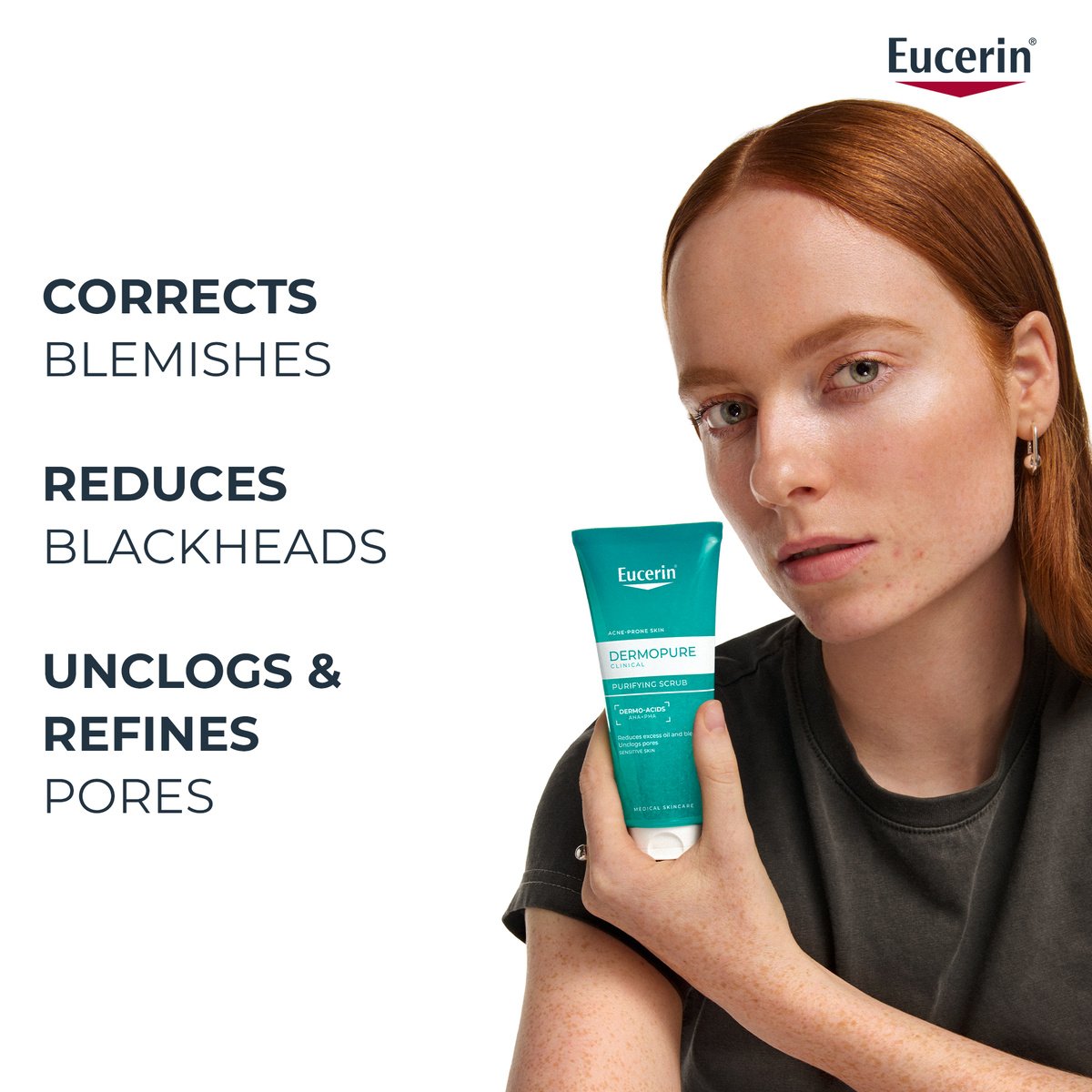 Eucerin DERMOPURE DERMOPURE مقشر منقي 100 مل